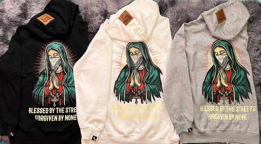 Saint of the Streets Zip Hoodie – Born From Chaos | Chapter VI : Verse III